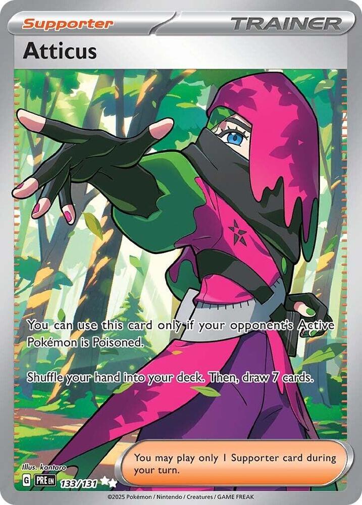 Atticus (133/131) [Scarlet & Violet: Prismatic Evolutions] | Dragon's Lair Comics and Fantasy Houston TX