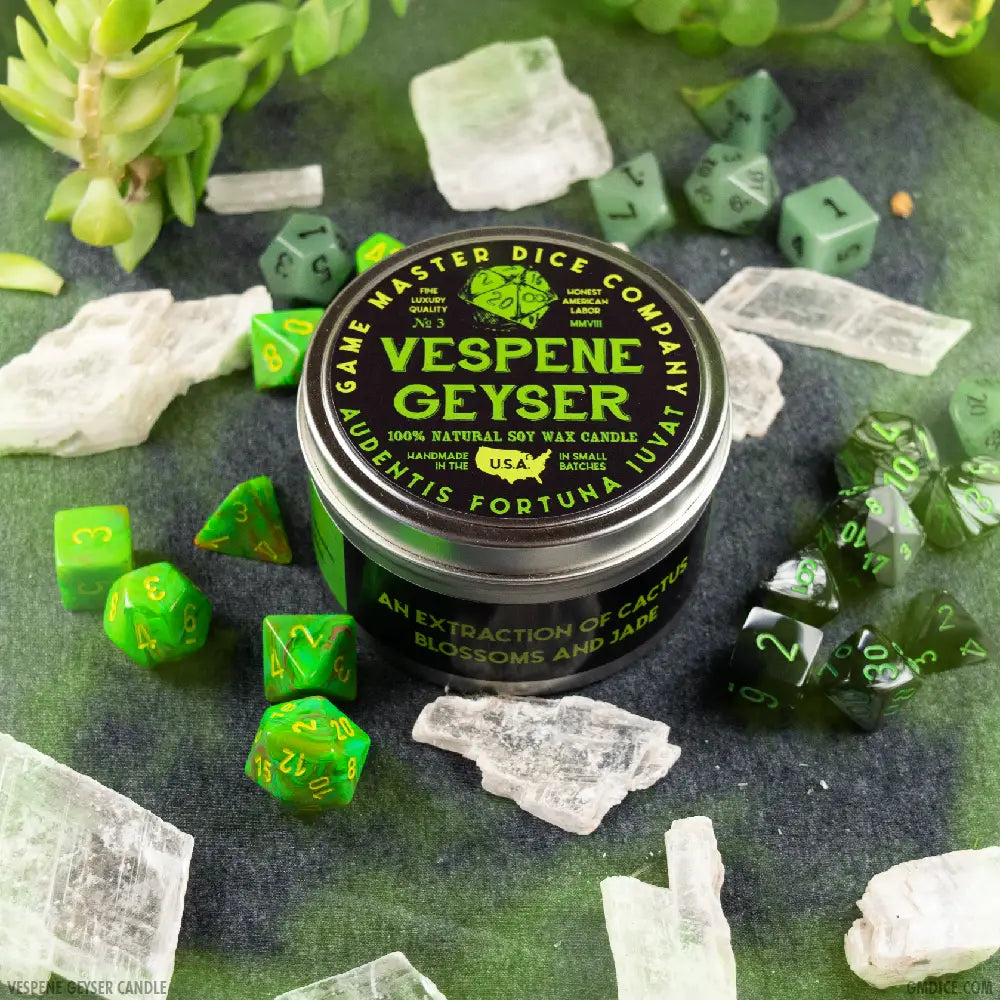 Game Master Dice RPG Candles Assorted Scents | Odin's Place