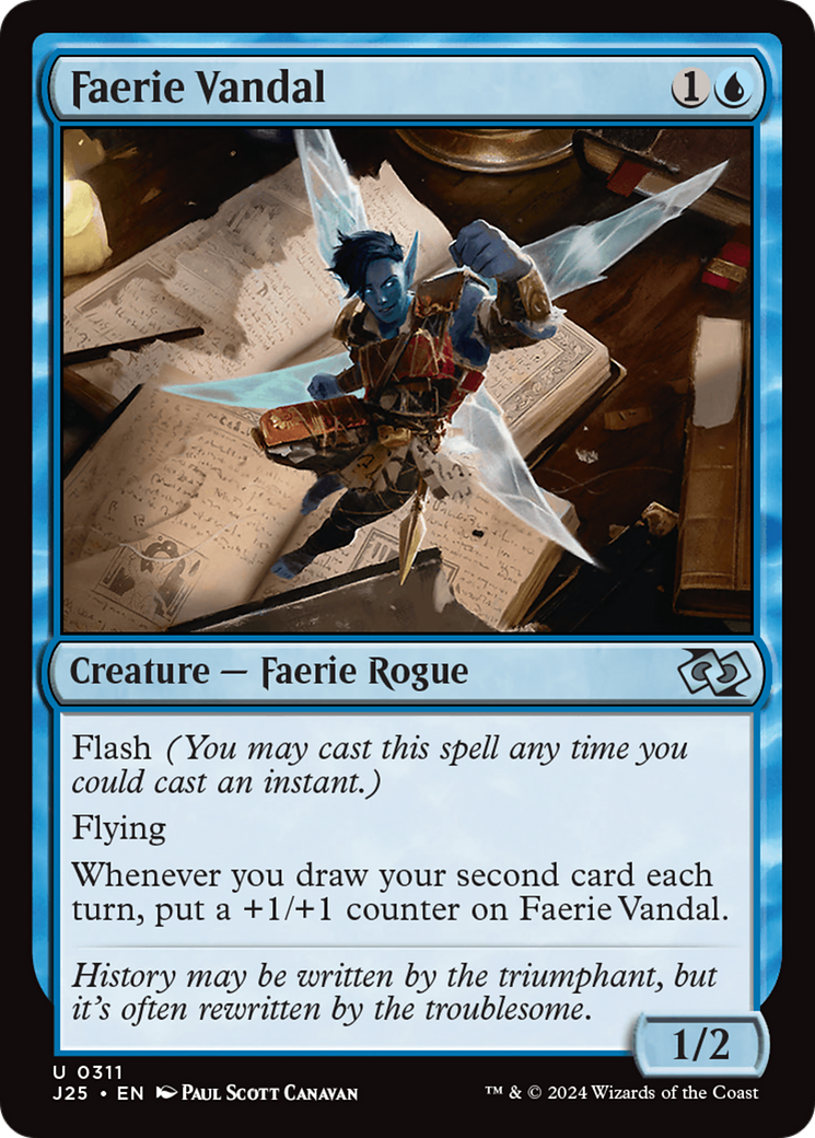 Faerie Vandal [Foundations Jumpstart] | Dragon's Lair Comics and Fantasy Houston TX