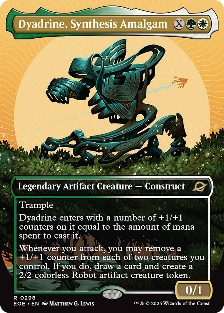 Dyadrine, Synthesis Amalgam (Borderless) [Edge of Eternities] | Dragon's Lair Comics and Fantasy Houston TX