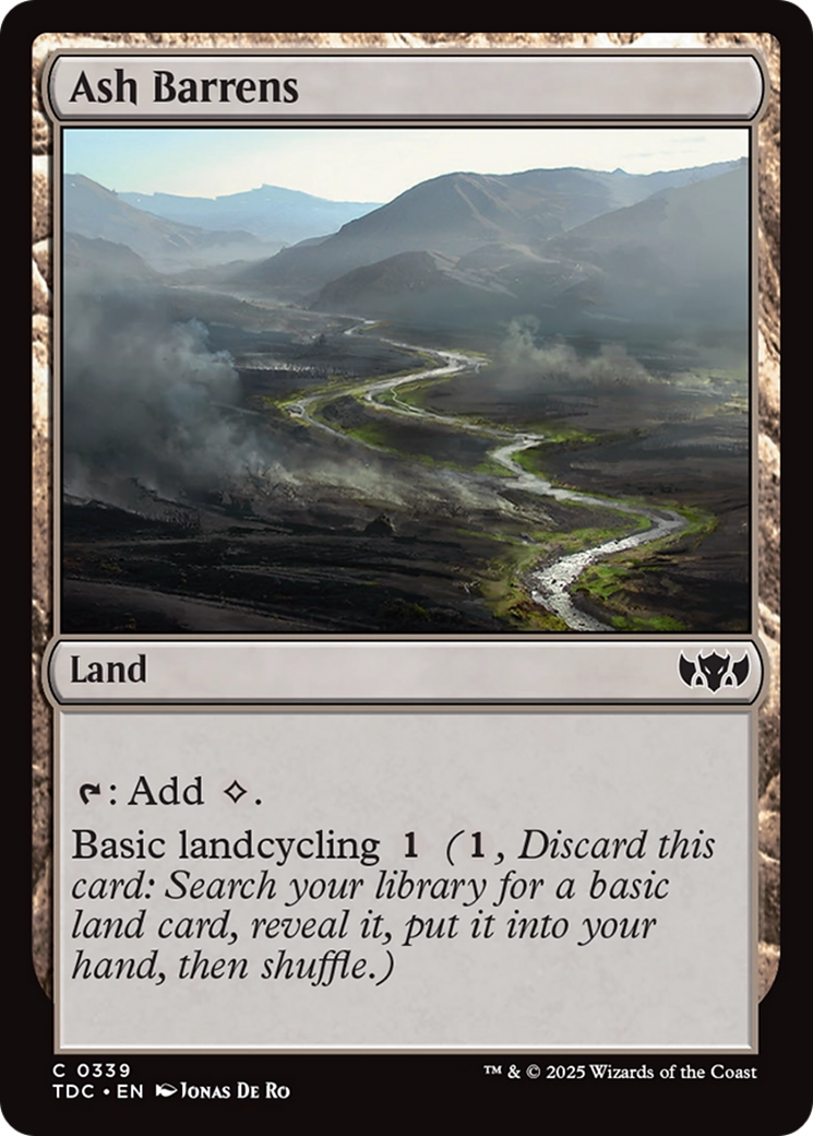 Ash Barrens [Tarkir: Dragonstorm Commander] | Dragon's Lair Comics and Fantasy Houston TX
