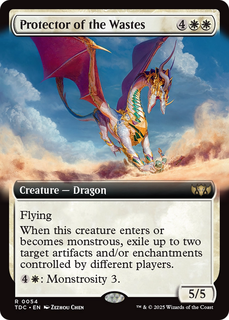 Protector of the Wastes (Extended Art) [Tarkir: Dragonstorm Commander] | Dragon's Lair Comics and Fantasy Houston TX