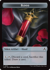 Zombie (0010) // Blood Double-Sided Token [Innistrad Remastered Tokens] | Dragon's Lair Comics and Fantasy Houston TX