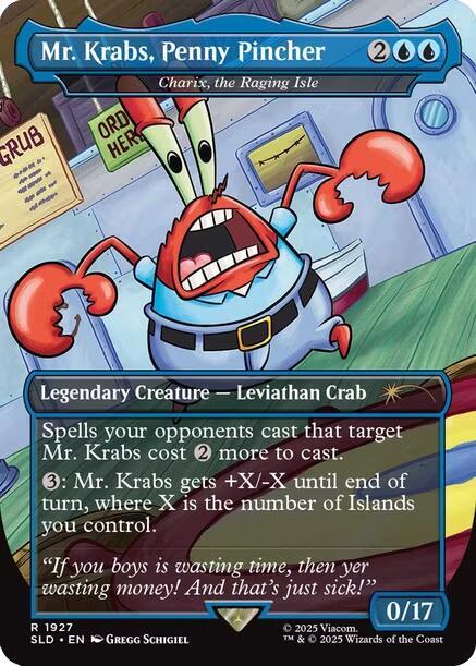 Mr. Krabs, Penny Pincher - Charix, the Raging Isle [Secret Lair Drop Series] | Dragon's Lair Comics and Fantasy Houston TX