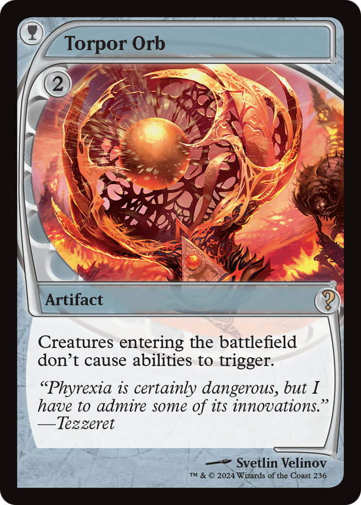 Torpor Orb (Future Sight) [Mystery Booster 2] | Dragon's Lair Comics and Fantasy Houston TX
