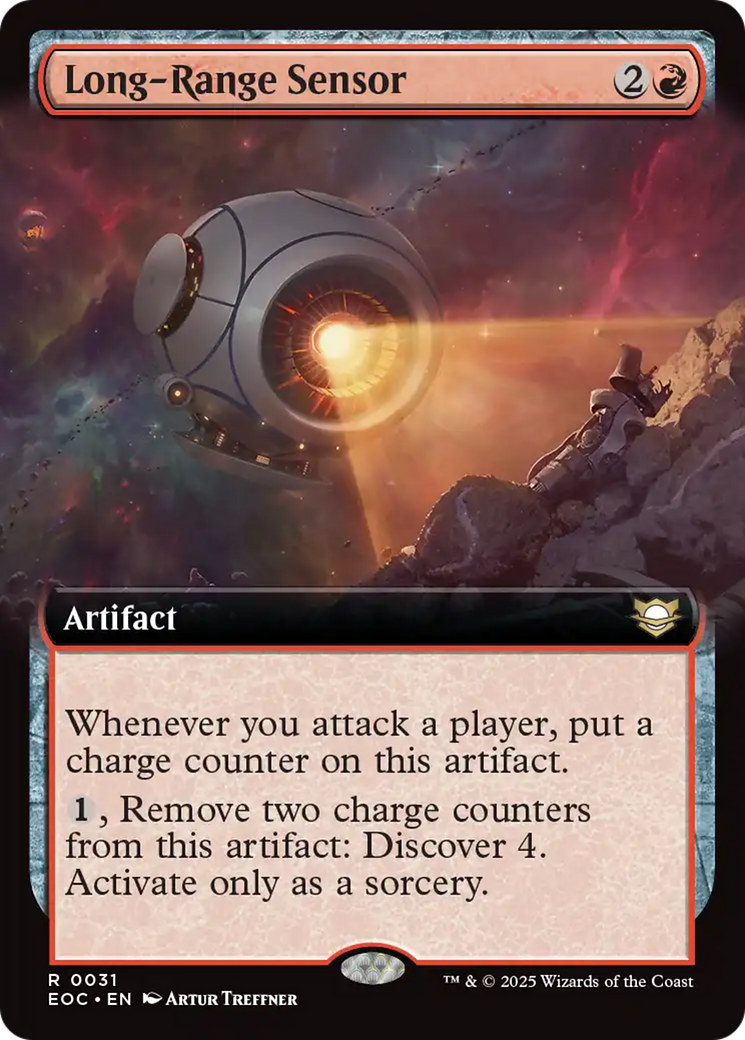 Long-Range Sensor (Extended Art) [Edge of Eternities Commander] | Dragon's Lair Comics and Fantasy Houston TX