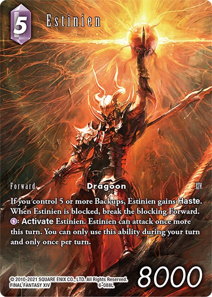 Estinien (Full Art Reprint) [Opus XIV: Crystal Abyss] | Odin's Place