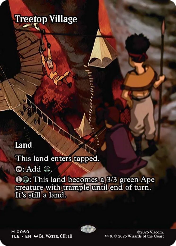 Treetop Village (Borderless) [Avatar: The Last Airbender: Eternal-Legal] | Dragon's Lair Comics and Fantasy Houston TX