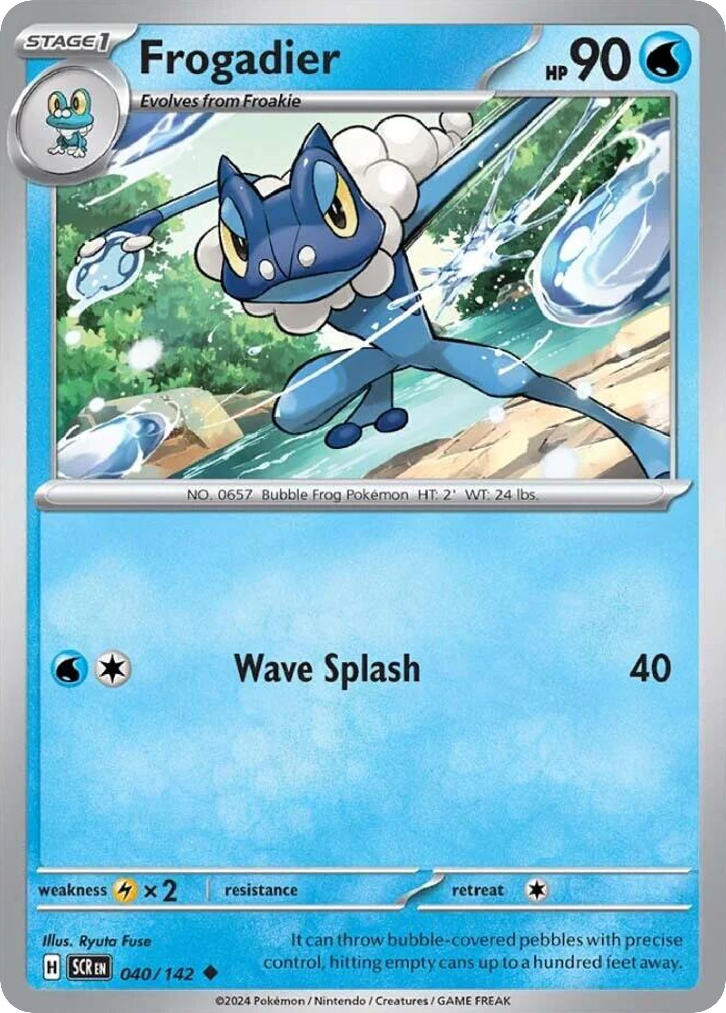 Frogadier (040/142) [Scarlet & Violet: Stellar Crown] | Odin's Place