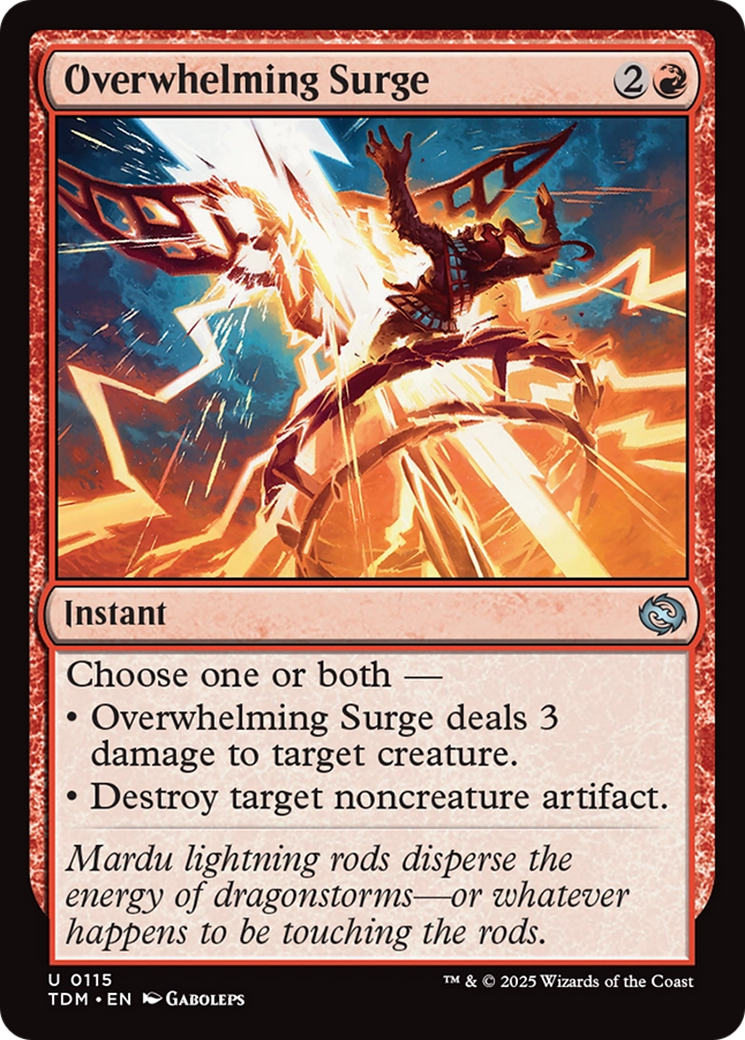 Overwhelming Surge [Tarkir: Dragonstorm] | Dragon's Lair Comics and Fantasy Houston TX