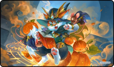 Gamer Mats Playmat: Pumpkin Spell Stitched | Dragon's Lair Comics and Fantasy Houston TX