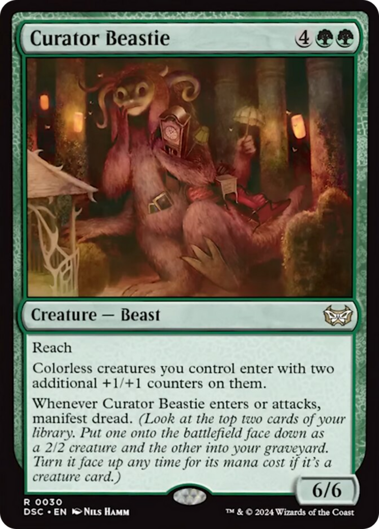 Curator Beastie [Duskmourn: House of Horror Commander] | Dragon's Lair Comics and Fantasy Houston TX