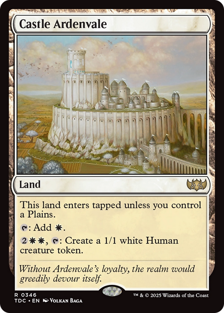 Castle Ardenvale [Tarkir: Dragonstorm Commander] | Dragon's Lair Comics and Fantasy Houston TX