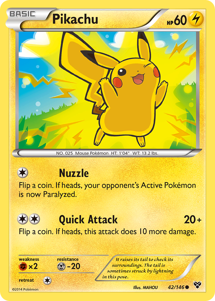 Pikachu (42/146) (2014 Movie Promo) [Miscellaneous Cards] | Odin's Place