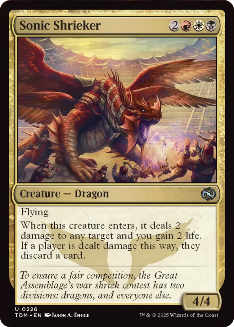 Sonic Shrieker [Tarkir: Dragonstorm] | Dragon's Lair Comics and Fantasy Houston TX