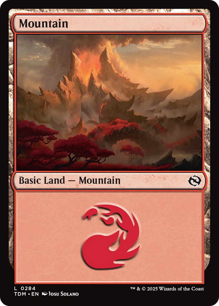 Mountain (0284) [Tarkir: Dragonstorm] | Dragon's Lair Comics and Fantasy Houston TX