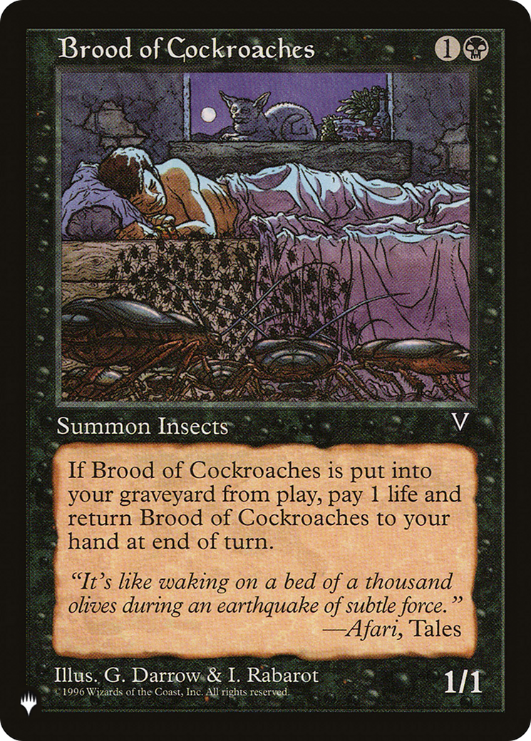 Brood of Cockroaches [The List] | Dragon's Lair Comics and Fantasy Houston TX