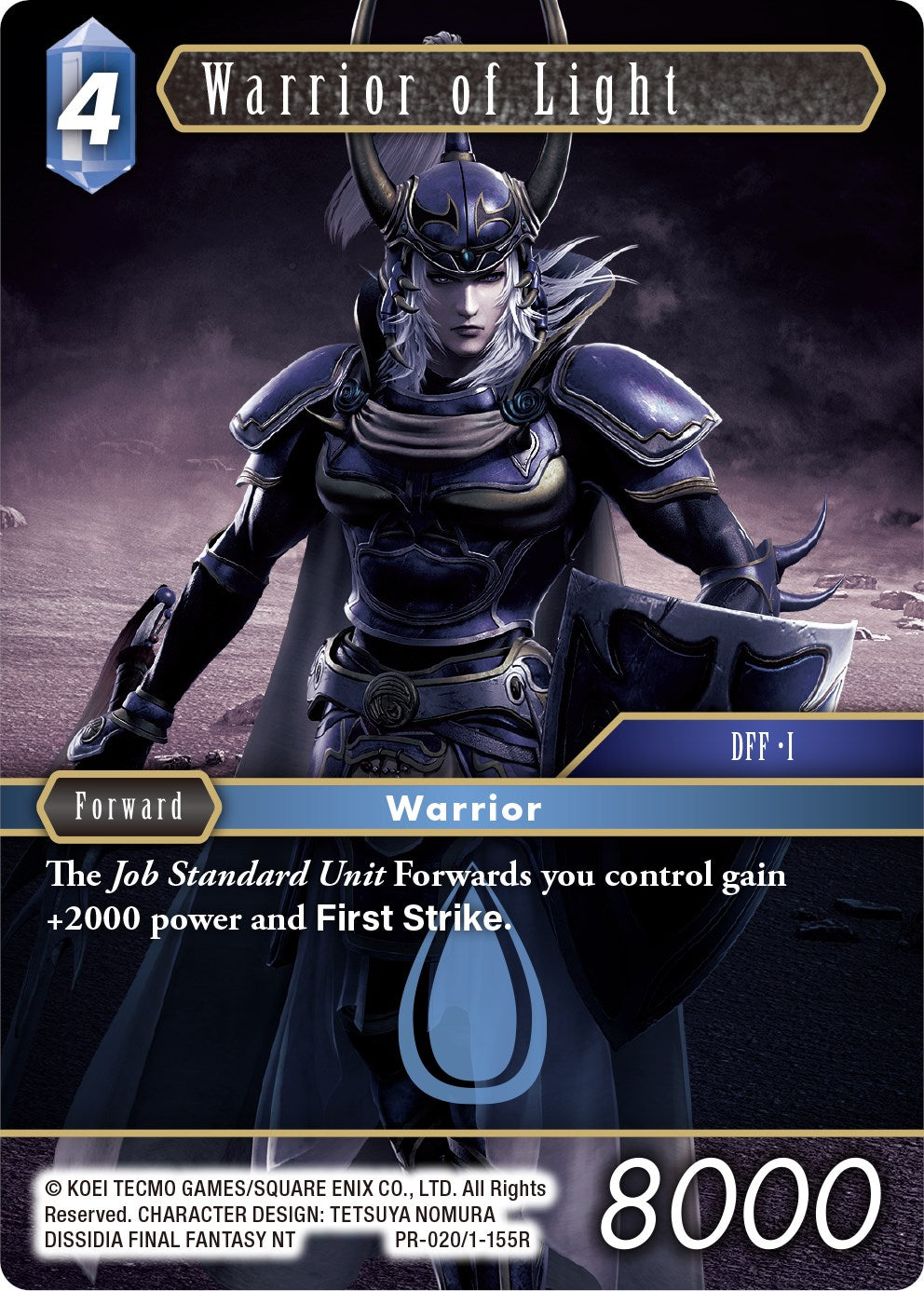 Warrior of Light (Water) [Opus I Promo Cards] | Odin's Place