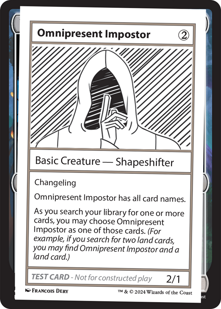 Omnipresent Impostor [Mystery Booster 2 Playtest Cards] | Dragon's Lair Comics and Fantasy Houston TX
