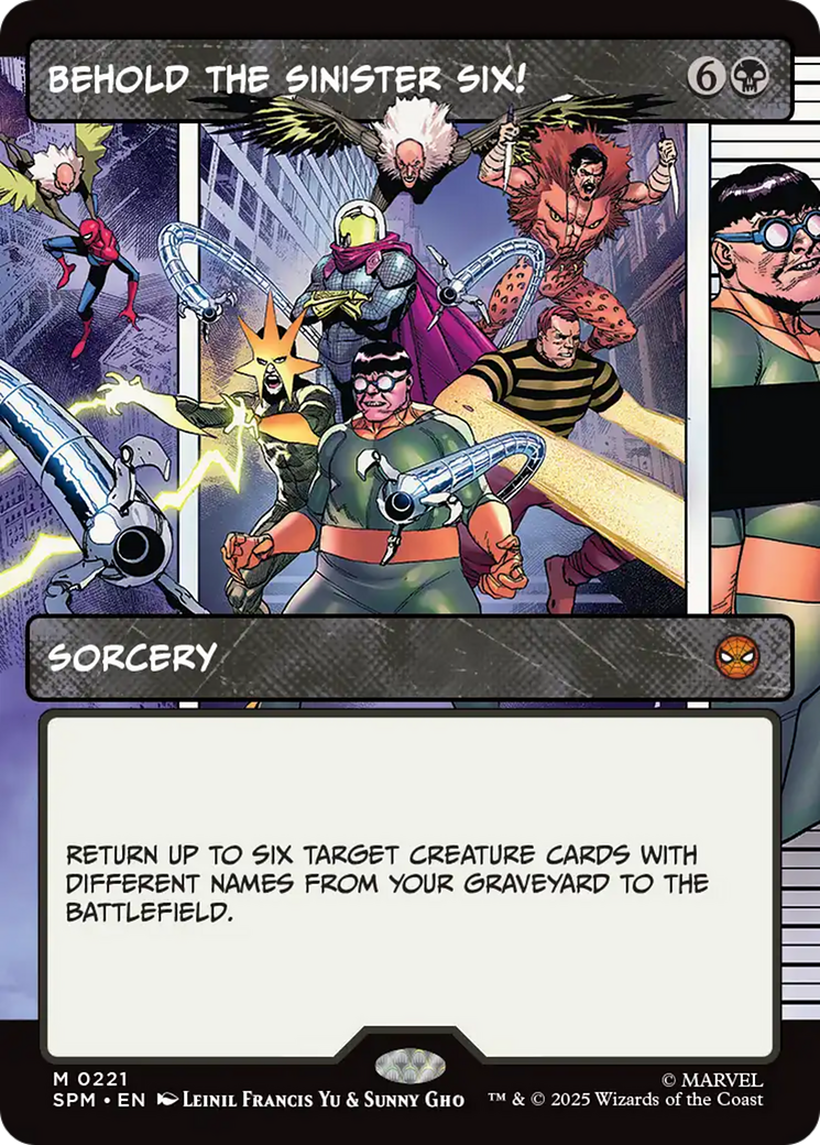 Behold the Sinister Six! (Borderless) [Marvel's Spider-Man] | Dragon's Lair Comics and Fantasy Houston TX