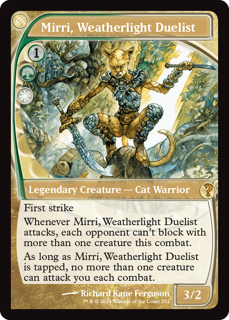 Mirri, Weatherlight Duelist (Future Sight) [Mystery Booster 2] | Dragon's Lair Comics and Fantasy Houston TX