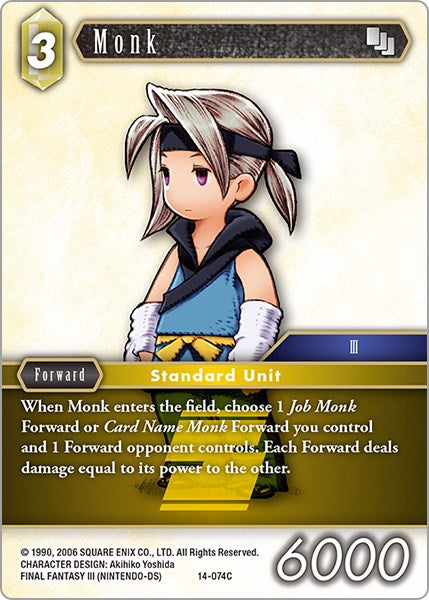Monk [Opus XIV: Crystal Abyss] | Odin's Place