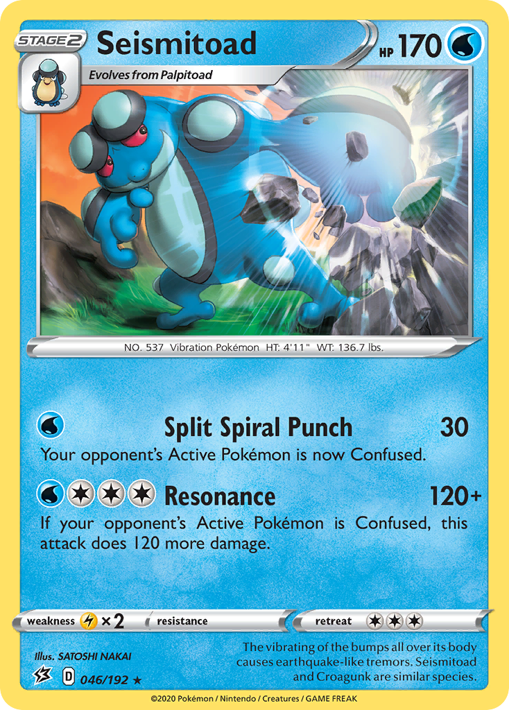 Seismitoad (046/192) [Sword & Shield: Rebel Clash] | Odin's Place