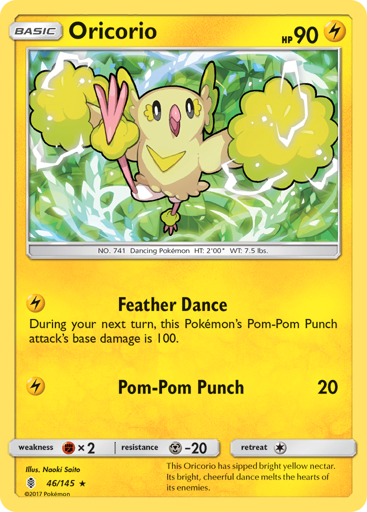 Oricorio (46/145) (League Promo) [Sun & Moon: Guardians Rising] | Odin's Place