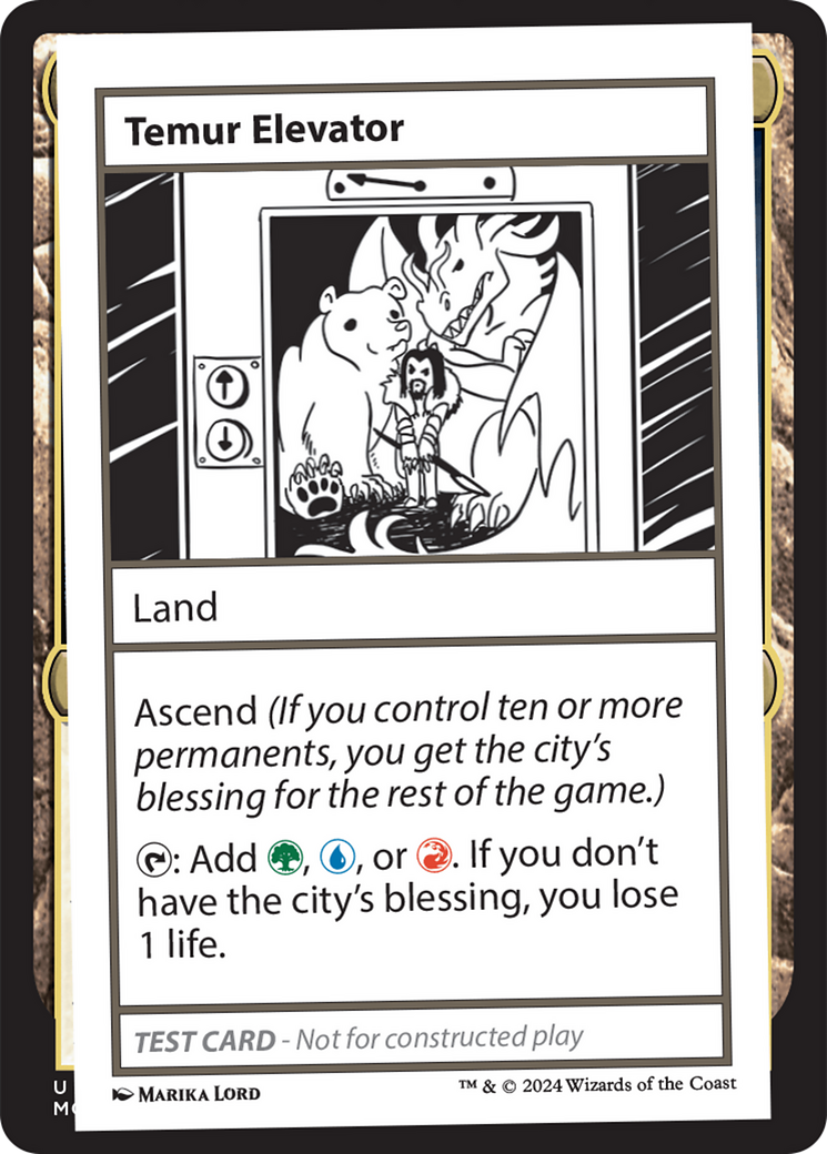 Temur Elevator [Mystery Booster 2 Playtest Cards] | Dragon's Lair Comics and Fantasy Houston TX