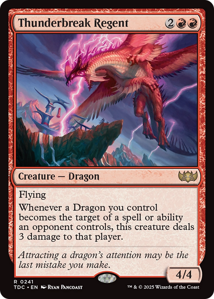 Thunderbreak Regent [Tarkir: Dragonstorm Commander] | Dragon's Lair Comics and Fantasy Houston TX