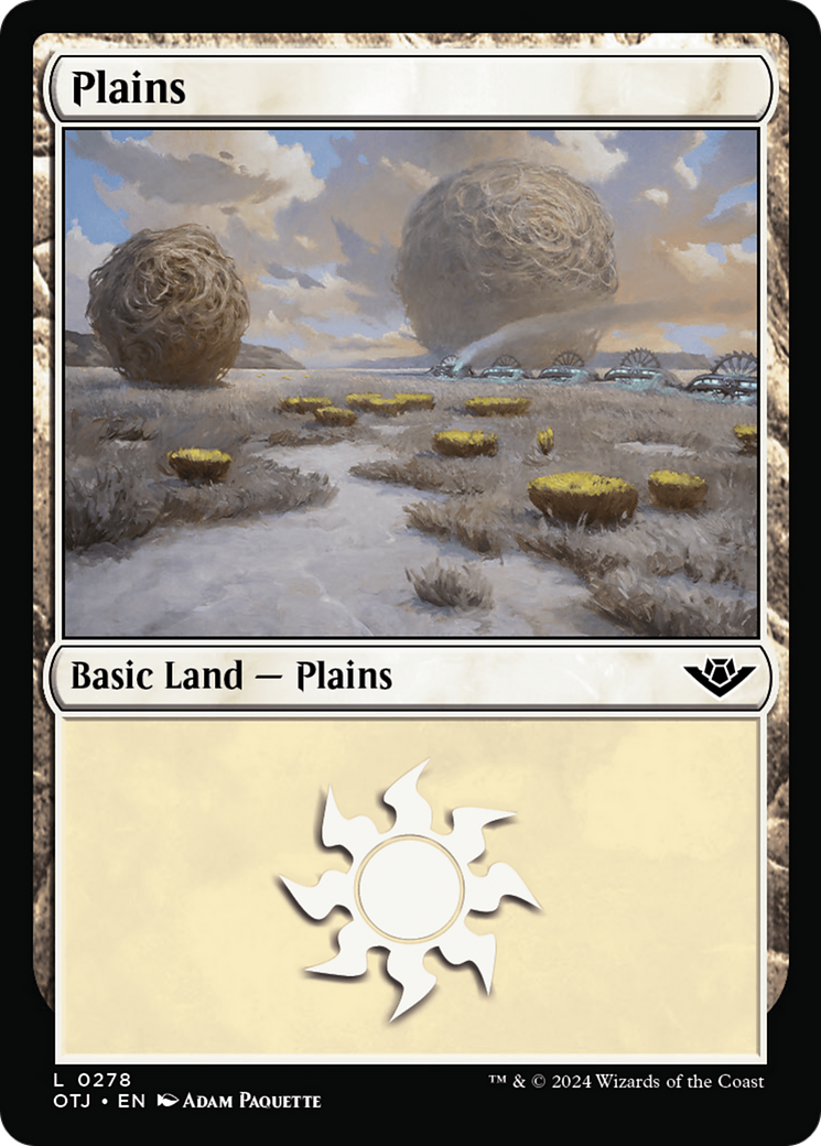 Plains (0278) [Outlaws of Thunder Junction] | Dragon's Lair Comics and Fantasy Houston TX