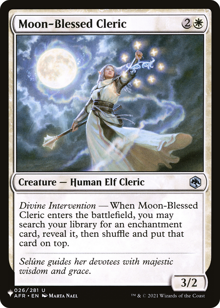 Moon-Blessed Cleric [The List] | Dragon's Lair Comics and Fantasy Houston TX
