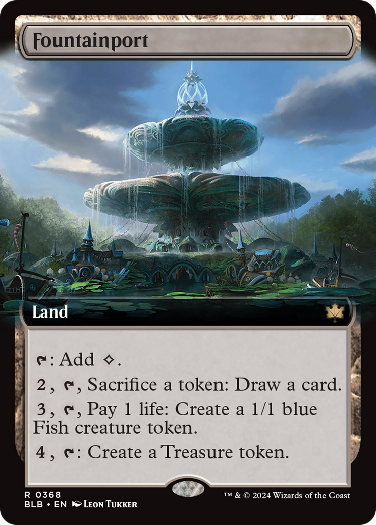 Fountainport (Extended Art) [Bloomburrow] | Dragon's Lair Comics and Fantasy Houston TX