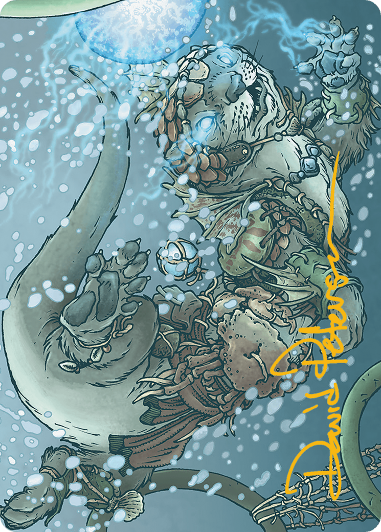 Kitsa, Otterball Elite Art Card (Gold-Stamped Signature) [Bloomburrow Art Series] | Dragon's Lair Comics and Fantasy Houston TX