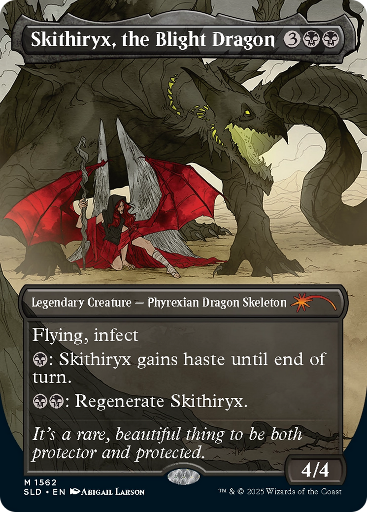 Skithiryx, the Blight Dragon (Rainbow Foil) [Secret Lair Drop Series] | Dragon's Lair Comics and Fantasy Houston TX