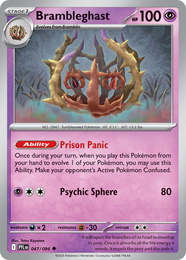 Brambleghast (021/162) [Scarlet & Violet: Temporal Forces] | Odin's Place