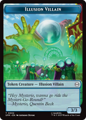 Spider // Illusion Villain Double-Sided Token [Marvel's Spider-Man Tokens] | Dragon's Lair Comics and Fantasy Houston TX