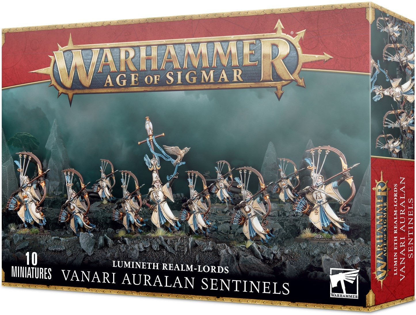 Image for Warhammer: Age of Sigmar - Lumineth Realm-Lords: Vanari Auralan Sentinels - Warhammer Box Sets | Dragon's Lair Comics and Fantasy Houston TX