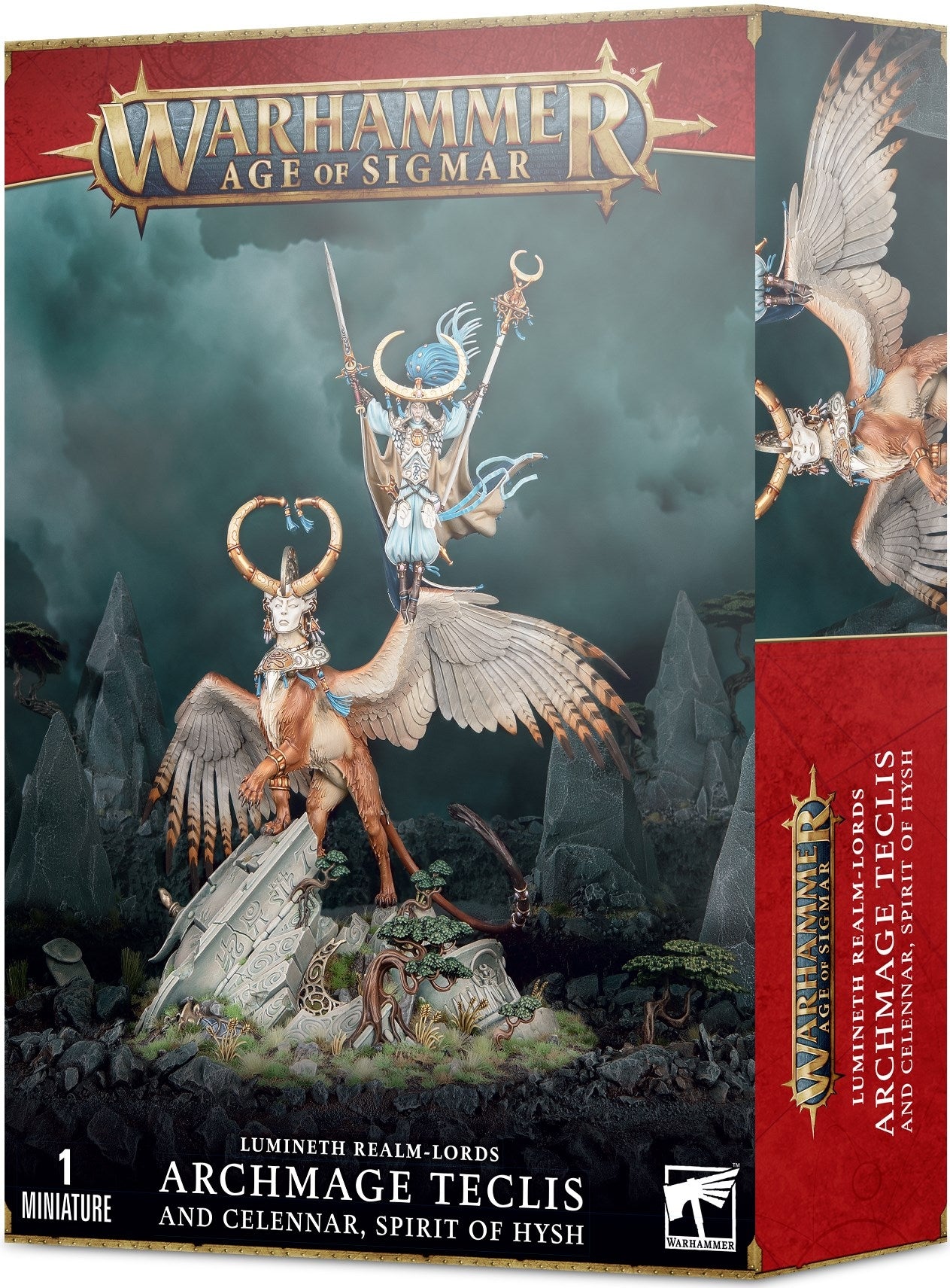 Image for Warhammer: Age of Sigmar - Lumineth Realm-Lords: Archmage Teclis and Celennar, Spirit of Hysh - Warhammer Box Sets | Dragon's Lair Comics and Fantasy Houston TX