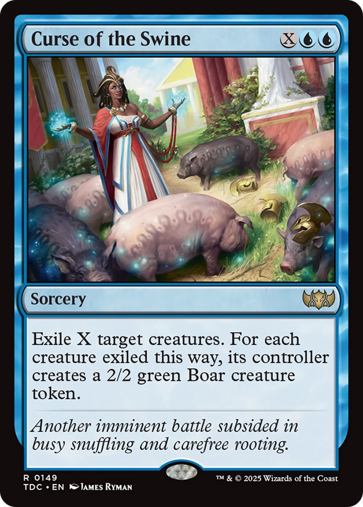 Curse of the Swine [Tarkir: Dragonstorm Commander] | Dragon's Lair Comics and Fantasy Houston TX