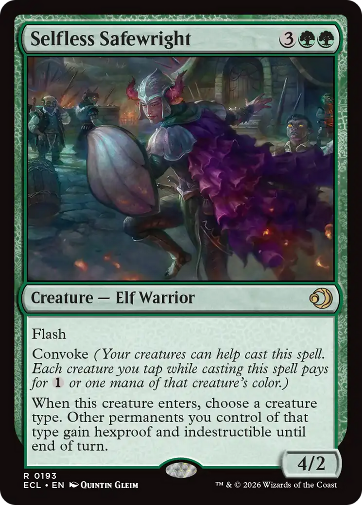 Selfless Safewright [Lorwyn Eclipsed] | Odin's Place