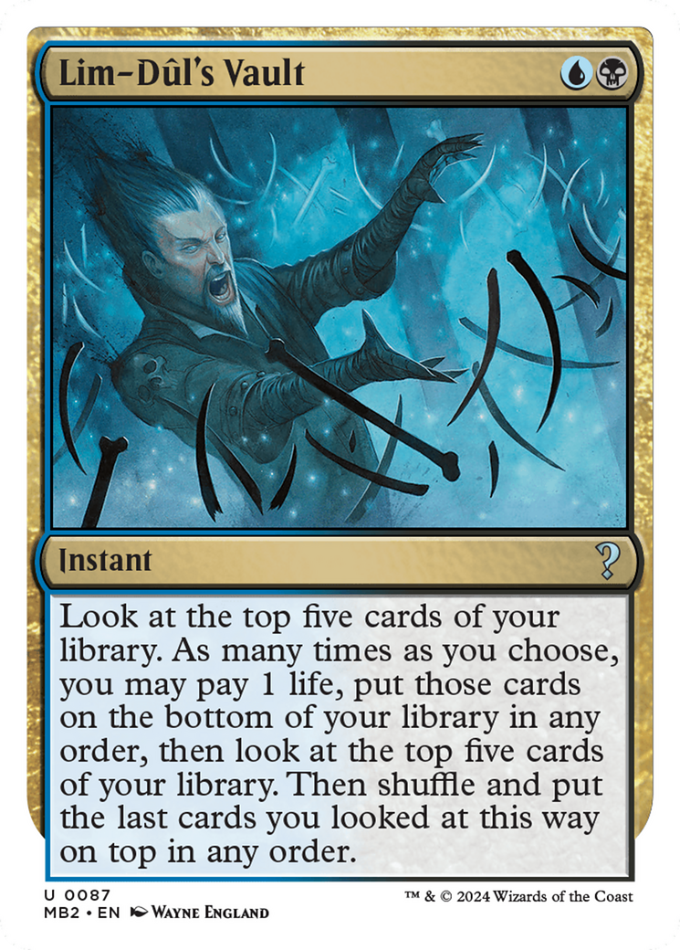 Lim-Dul's Vault (White Border) [Mystery Booster 2] | Dragon's Lair Comics and Fantasy Houston TX