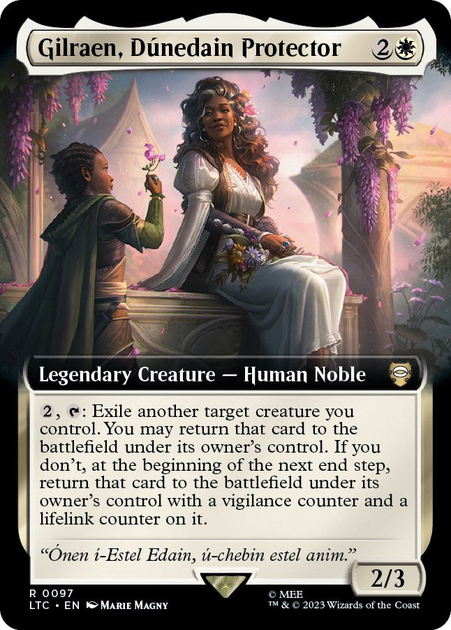 Gilraen, Dunedain Protector (Extended Art) [The Lord of the Rings: Tales of Middle-Earth Commander] | Dragon's Lair Comics and Fantasy Houston TX