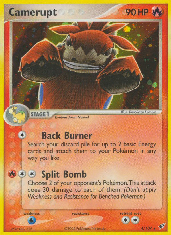 Camerupt (4/107) (Theme Deck Exclusive) [EX: Deoxys] | Odin's Place