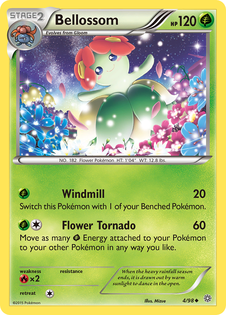 Bellossom (4/98) (Cosmos Holo) [XY: Ancient Origins] | Odin's Place