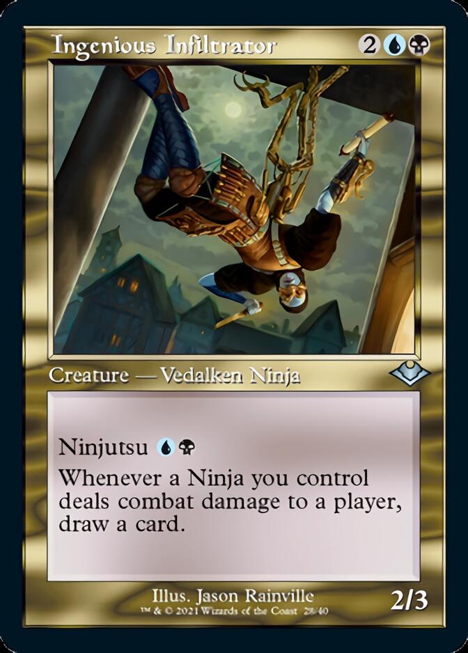 Ingenious Infiltrator (Retro Foil Etched) [Modern Horizons] | Dragon's Lair Comics and Fantasy Houston TX