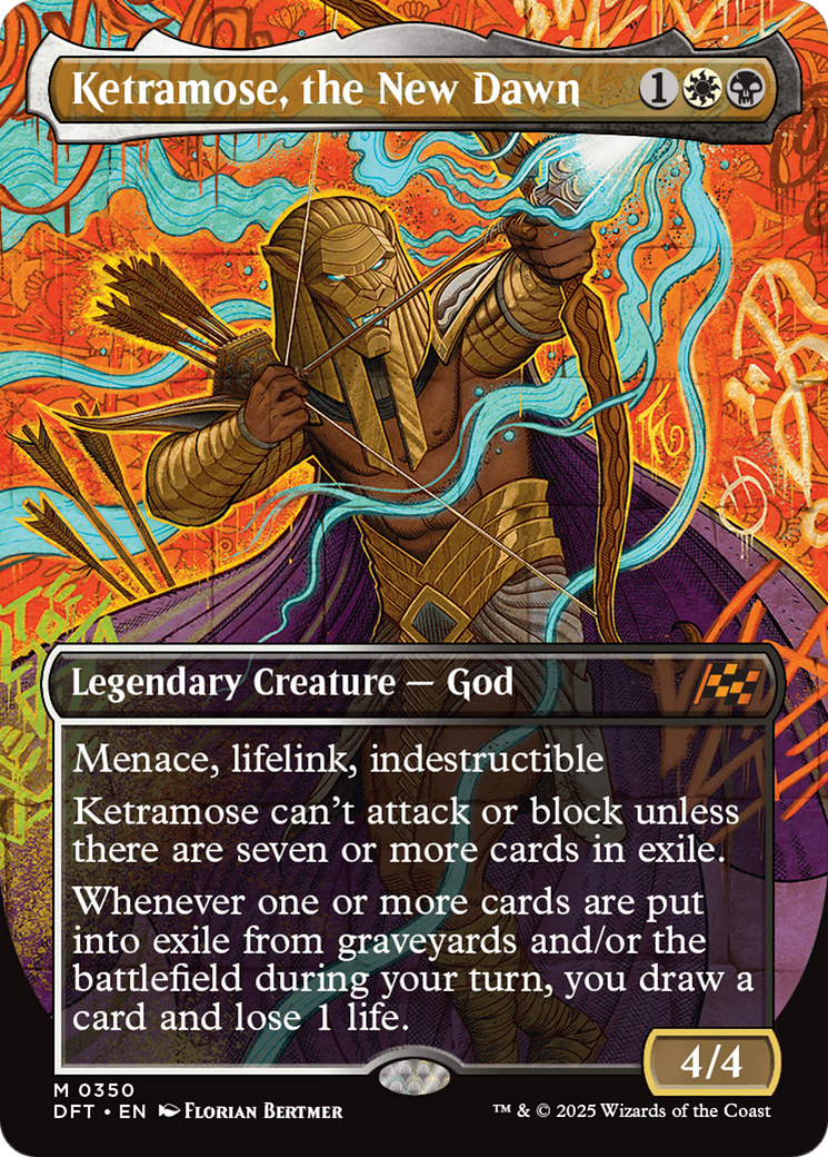 Ketramose, the New Dawn (Borderless) [Aetherdrift] | Dragon's Lair Comics and Fantasy Houston TX