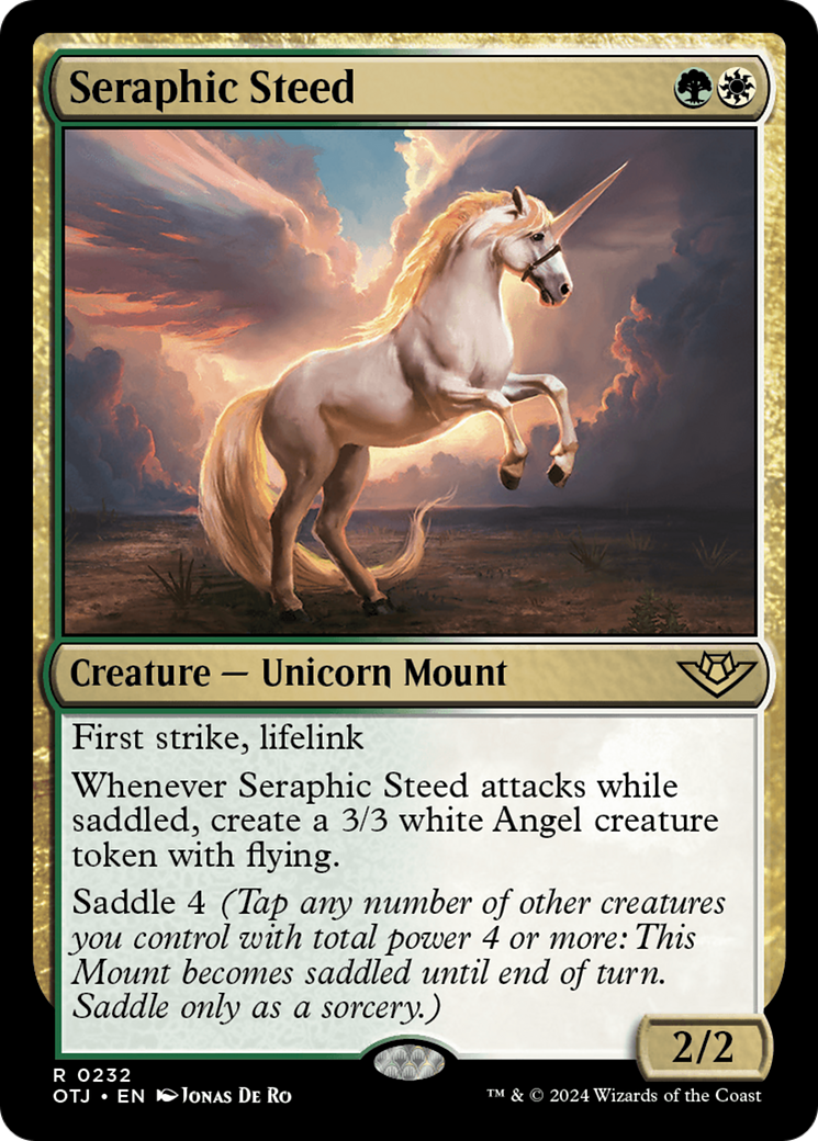 Seraphic Steed [Outlaws of Thunder Junction] | Dragon's Lair Comics and Fantasy Houston TX