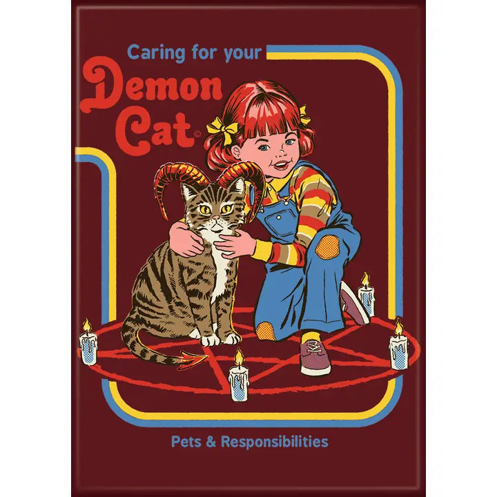 Steven Rhodes Demon Cat Magnet | Dragon's Lair Comics and Fantasy Houston TX