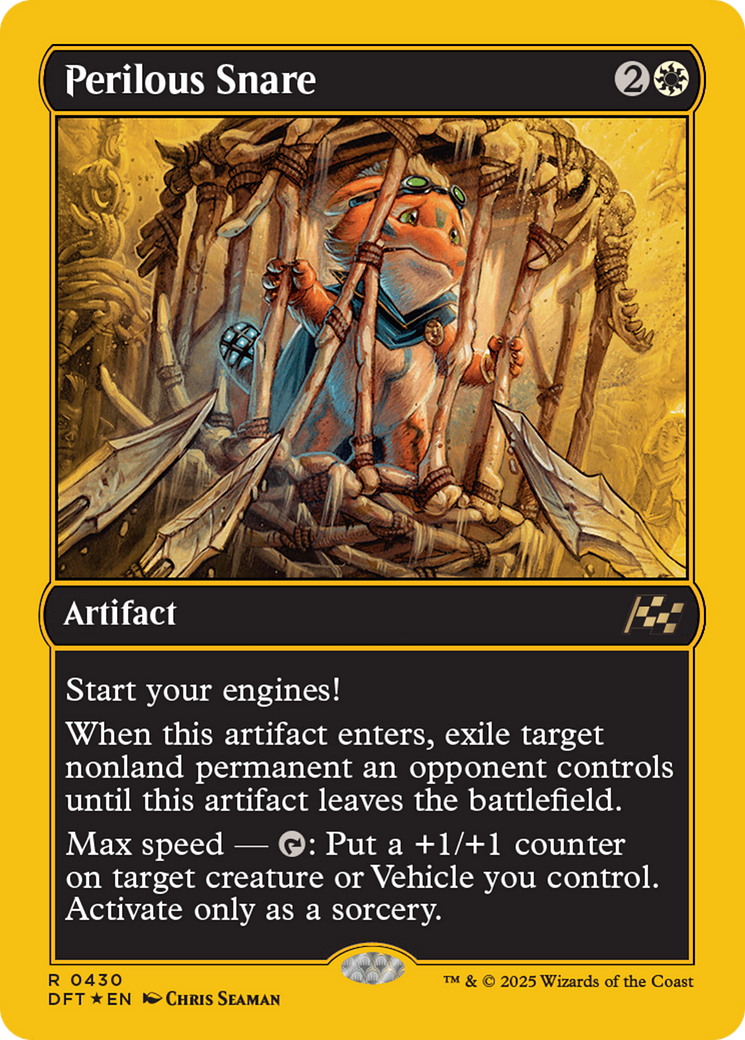 Perilous Snare (First-Place Foil) [Aetherdrift] | Dragon's Lair Comics and Fantasy Houston TX